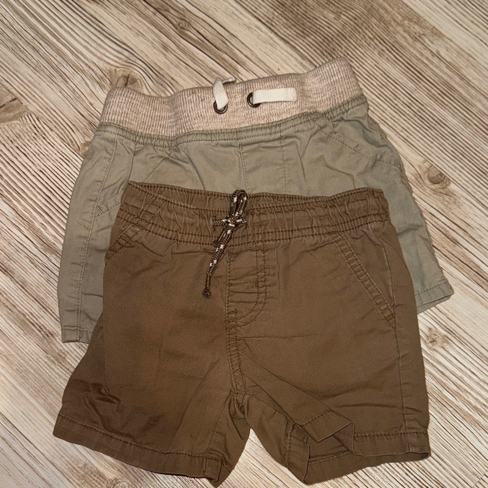 Cat & Jack Tan and Brown Kids Shorts